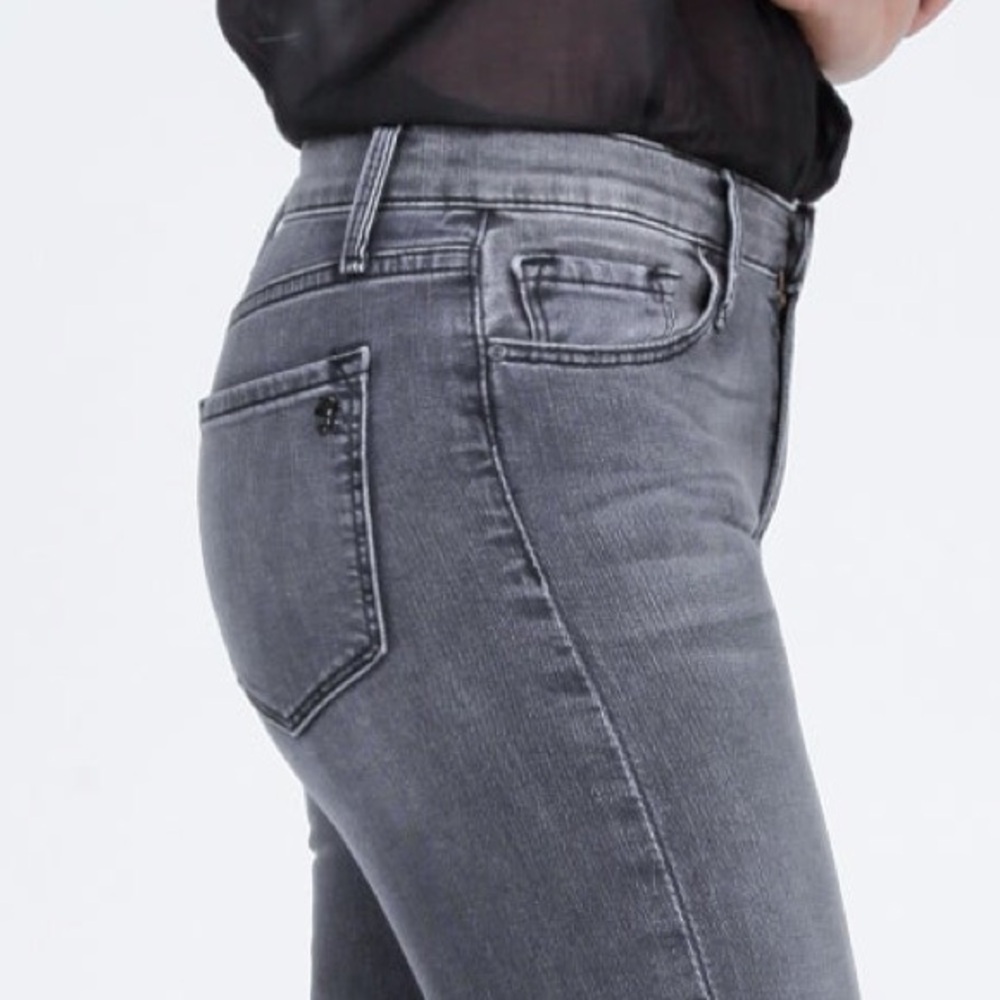 Black Orchid Gisele High Rise Skinny Jeans Gray Wash Stretch Denim Size 26 - Picture 5 of 13